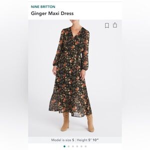 Nine Britton Ginger Maxi Dress